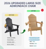 Plawdlik Folding Adirondack Chair - Image 2
