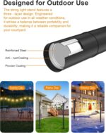4 Pack String Light Poles for Outside - Image 3