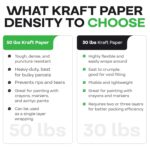 IDL Packaging 48" x 8640" (720 feet) - Brown Kraft Paper Roll - Image 4