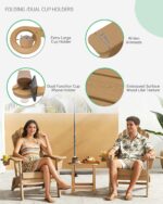 Plawdlik Folding Adirondack Chair - Image 5