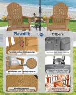 Plawdlik Folding Adirondack Chair - Image 3