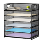 Marbrasse 6 Tier Paper Organizer Letter Tray