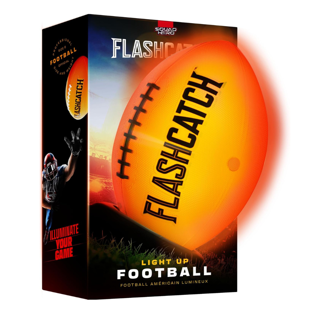 Untitled design (43) Light Up Football - Glow in the Dark Ball - Image 1